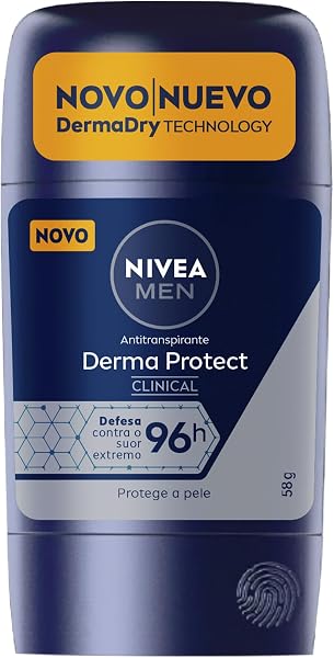 NIVEA MEN Desodorante Antitranspirante Stick Derma Protect Clinical 58 g