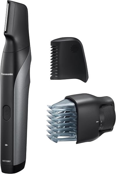 Panasonic V-Razor ER-GK80-S Aparador de Pelos Corporais para Homens, Uso Seco e Molhado, Sem Fio